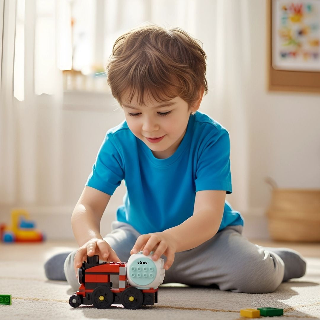 Train | Easy Robot Kits with Construction Bricks for Kids – Yantra Robotics